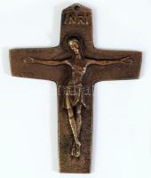 2 darab bronz feszület, 20x17 cm alatt