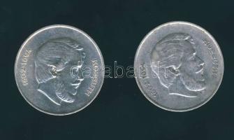 1947. 5Ft Ag "Kossuth" (2x) T:2+,2/3