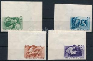 1955 Munka ívsarki vágott sor (70.000) / Mi 1426-1445 imperforate corner set