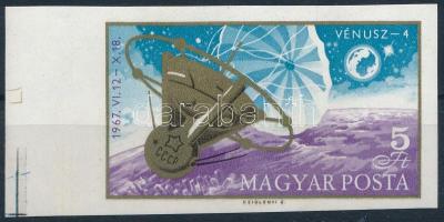 1967 Vénusz-4 vágott ívszéli bélyeg