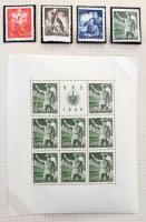 Jugoszlávia és Horvátország 1945 előtti gyűjtemény albumban. Érdekes anyag sok extrával. / Yugoslavi...