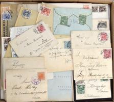 Kb 250 db osztrák levél kb 1900-tól, sok érdekessel / About 250 Austrian letters from around 1900, w...