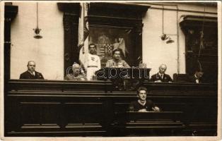 1925 Budapesti Torna Club (BTC) elnöksége, Habsburg-Lotaringiai József Ferenc főherceg, Vermes Nándor / Hungarian sport club, Archduke Joseph Francis of Austria. photo (b)