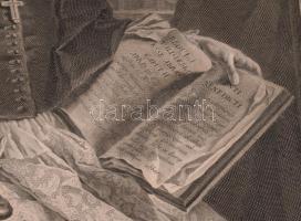 Jacques Gabriel Grillot apát, teologiai és jogi doktor nagy méretű XVIII. századi rézmetszet Jean Jo...