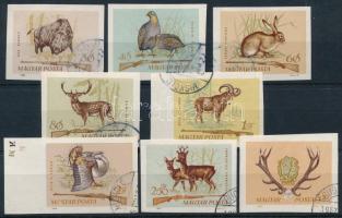 1964 Vadász hiányos vágott sor, 20f és 1,70Ft nélkül