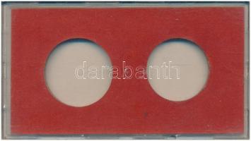 1970."Felszabadulás" eredeti piros "MNB" plasztik tok, használt állapotban, sérü...