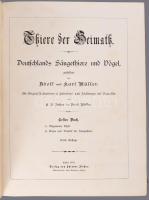 Adolf Müller - Karl Müller: Thiere der Heimath. Bände I-II. Deutschlands Säugethiere und Vögel. Gesc...