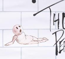 Gerald Scarfe (1936-): Pink Floyd: The Wall, Dortmund Westfalenhalle, 1981, koncertplakát, papír, je...