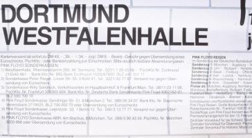 Gerald Scarfe (1936-): Pink Floyd: The Wall, Dortmund Westfalenhalle, 1981, koncertplakát, papír, je...