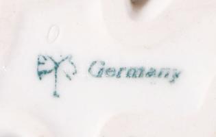 Karl Ens pillangó figura, porcelán, jelzett, hibátlan, m: 6 cm