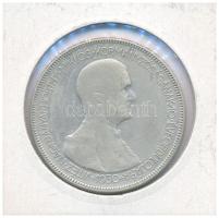 1930. 5P Ag "Horthy jobbra" lezárt fóliatokban T:VF,F Adamo P8