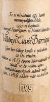 1997 Gere villányi cuvée, házasítás Cabernet Sauvignon és Merlot fajtákból, Gere Attila pincészet ik...