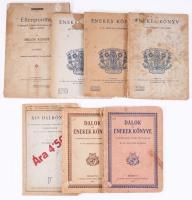 7 db énekes-dalos könyv