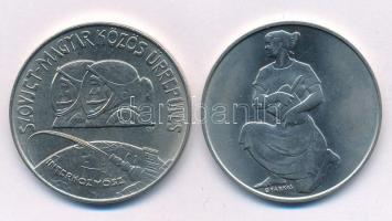 1980. 100Ft Ni "Szovjet-magyar közös űrrepülés" + 1981. 100Ft Ni "FAO I. - Világélelm...