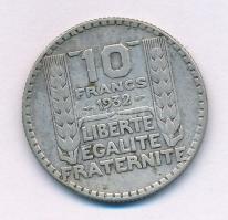 Franciaország 1932. 10Fr Ag T:XF,VF France 1932. 10 Francs Ag C:XF,VF Krause KM#878