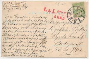 1916 Hátszeg, Hateg; utca részlet, híd. Kendoff A. és fia kiadása / bridge, street view + "K.u....