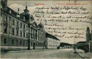 1912 Nagyvárad, Oradea; Fő utca, Pénzügyigazgatósági épület / main street, financial directorate (fl)