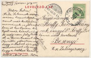 1907 Székelyudvarhely, Odorheiu Secuiesc; Kossuth utca. Zabolai Székely Dénes kiadása / street view ...