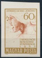 1965 Évfordulók - Események (III.) 60f Leonardo da Vinci vágott bélyeg