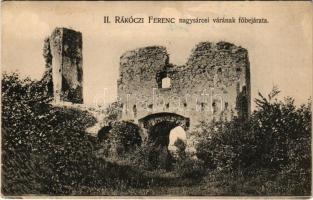 1939 Nagysáros, Velky Saris; II. Rákóczi Ferenc várának főbejárata. Holénia Béla kiadása. Fénynyomat Divald műintézetéből (Eperjes) / castle ruins, entrance (EK)