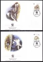 WWF Chipmunks set + 4 FDC WWF Mókusok sor + 4 FDC WWF Gewöhnliches Gleithörnchen Satz + 4 FDC