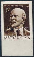 1961 Arcképek (III.) - Lenin 1Ft ívszéli vágott bélyeg