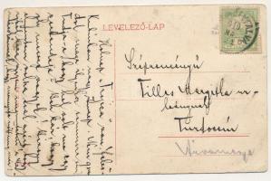 1910 Érmihályfalva, Valea lui Mihai; Fő tér, üzletek. W.L. Bp. 1716. / main square, shops (EB)