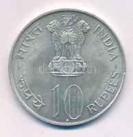 India 1972. 10R Ag "A függetlenség 25. évfordulója" T:AU,XF India 1972.10 Rupees Ag "25th Anniversary of Independence" C:AU,XF Krause KM#187