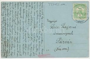 1911 Csák, Csákova, Ciacova, Tschakowa; Régi Városház utca, üzletek. Deutsch József kiadása / Alte S...