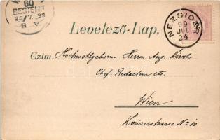 1899 Nezsider, Neusiedl am See; vasútállomás / Eisenbahn Station / railwayí station (EK)