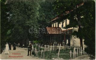 1911 Menyháza, Monyásza, Moneasa; Park részlet. Fái Károly kiadása / park (EK)