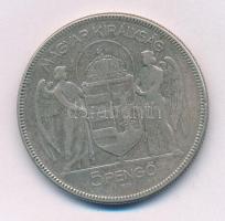 1930. 5P Ag "Horthy jobbra" T:VF,F
Adamo P8