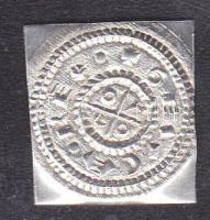I.Géza 1074-1077. ÉH 13. Denár csegely! Ag MÉE-kiadás T:1 RRR! Csak 25db volt verhető! 7. számú tanúsítvánnyal.