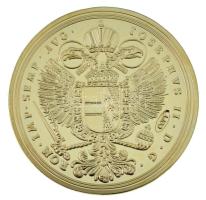 DN "Történelmi aranypénzek - II. József 8 Dukát 1773" aranyozott Cu-Ni utánveret "COP...