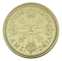 DN "Történelmi aranypénzek - XIV. Lajos, 4 Louis d'Or, 1644" aranyozott Cu-Zn utánver...