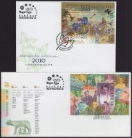 2010 Teljes évfolyam kiadásai FDC-ken (30.000)