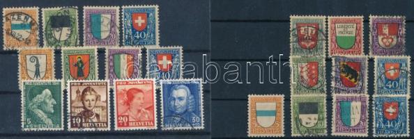 Svájc 1919-1941 6 db Pro Juventute sor