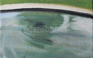 László Dániel (1976-): Firenzei részlet. Olaj, vászon, jelzett a hátoldalán. 30x20 cm