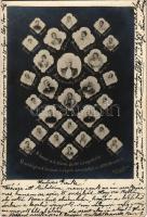 1899 Kassa, Kosice; A kassai m. kir. állami felsőbb leányiskola VI. osztályának tanárai és végzett növendékei az 1898-99. évben, tabló / girls' school tableau with students and teachers. Letzter és Társa photo (EK)