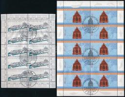 NSZK 7 db 10-es kisív + 2 blokk és 1 négyestömb