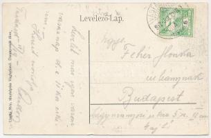 1912 Vágfarkasd, Farkasd, Forcas, Vlkad nad Váhom, Vlcany; Otthon kávéház, Fischer József üzlete, fé...