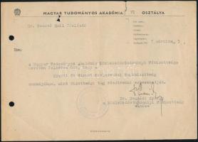 Csanádi György (1905-1974) 1963-tól 1974-ig Magyarország közlekedésügyi miniszterének aláírása okmán...