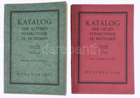 Katalog der Älteren / Neuen Pinakothek zu München. München, 1922, Carl Gerber-ny. Német nyelven. Fekete-fehér képanyaggal illusztrált. Kiadói papírkötés.
