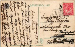 1918 Galgóc, Frasták, Hlohovec; Gróf Erdődy kastély. Vasúti levelezőlapárusítás / castle (EK)