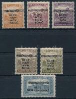 Nyugat-Magyarország IV. 1921 6 klf bélyeg Bodor vizsgálójellel (10.250)
