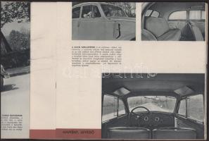 1935 A Fiat 1500 személygépkocsi fényképes, magyar nyelvű katalógus, kihajtható képekkel. 14 l. 30x2...