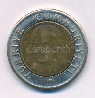 Törökország 2005. 1L technológiai hibás veret: 60 fokban elfordult hátlapi veret T:VF
Türkiye 2005....