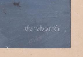 B. Altai Ilona (-): Színes virág. Olaj, karton, jelzett. 32×45 cm. Üvegezett, sérült fakeretben