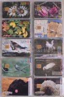 kb 250 darabos magyar telefonkártya gyűjtemény, szépen rendezve, berakóban, komplett sorokkal