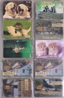 kb 250 darabos magyar telefonkártya gyűjtemény, szépen rendezve, berakóban, komplett sorokkal